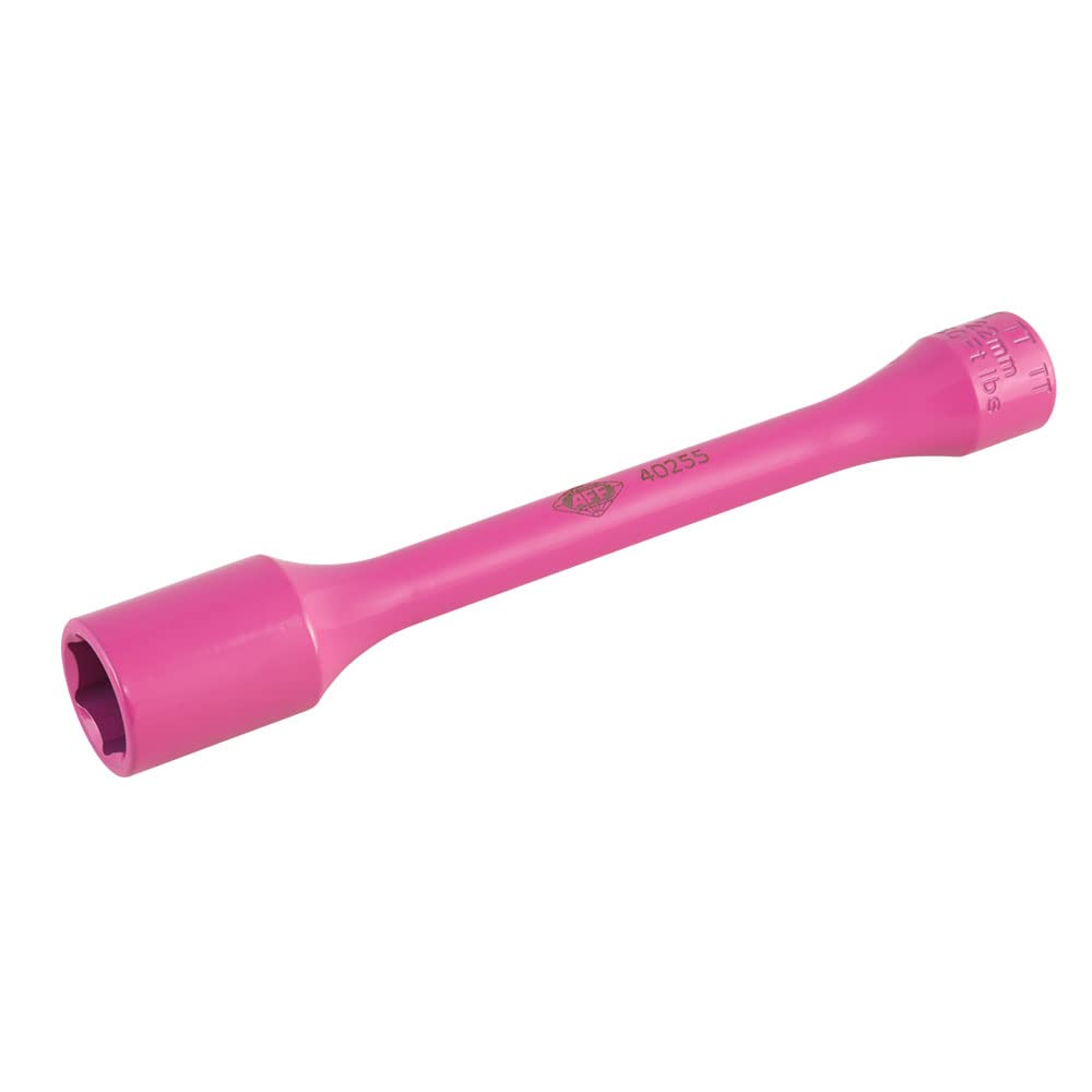AFF Torque Limited Socket, 1/2" Drive, 22mm, 150 ft/lbs, Neon Pink, 40255