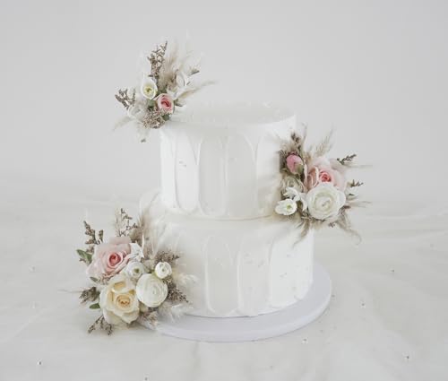 Set de Adorno Floral para Pastel de Boda miniatura 1