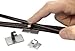 Panduit MACC25-A-C METAL ADHESIVE BACKED CORD CLIP 1/4" MAX BUNDLE (package of 100)