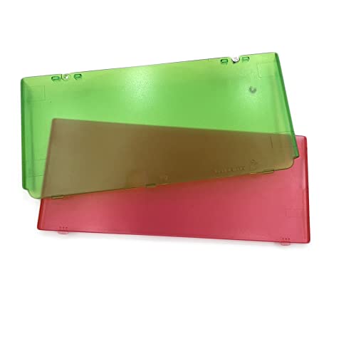 Image of 2015 New 3DS Replacement Front & Back Faceplate, Clear Green Pink, Plastic