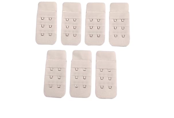prylon Bra Back Extender Set, White, Hook-and-Eye Extensions, Premium Bra Accessories, Pack of 7-picture-22
