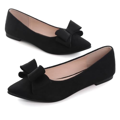 SAILING LU Womens Round Toe Flats Comfortable Ballet Flat Shoes for Women Dressy Slip-ons Loafers2