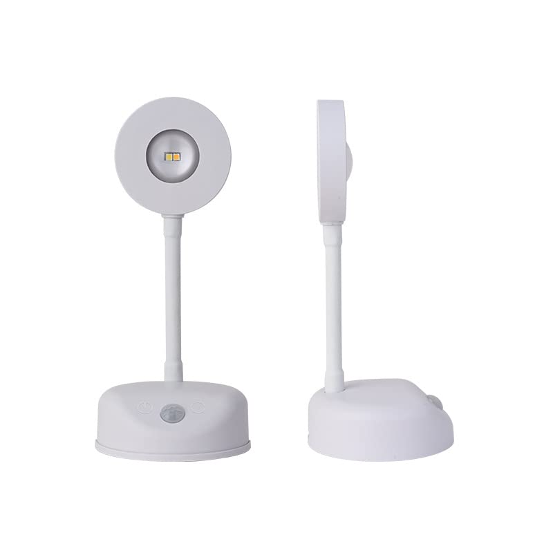 Vortex L2201 Motion Sensor Remote Control 3 Color Temperature Rechargeable Adjustable dimmable Easy Installation LED Display Spotlight Wall Light Night Light Table Light(White)