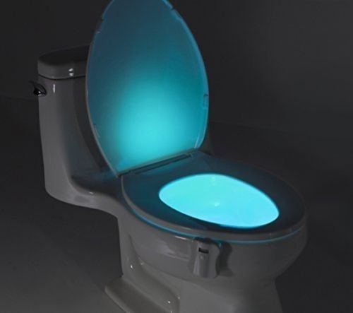 Stoga Sensore di movimento a LED, a risparmio energetico, 2 colori, per WC