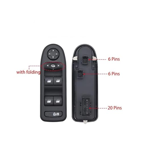 Bouton lève-vitre Citroën C5 cassé ? Remplacez la commande 32 broches