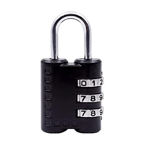 WonMaiDangGX Luggage Lock 3 Dial Digit Combination Padlock Strong Luggage Padlock for Suitcases Luggage Cabinets Doors Cover