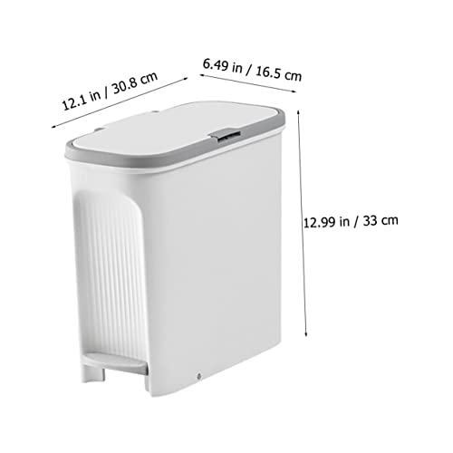 Bote de basura Sosoport con tapa para cocina y baño miniatura 3