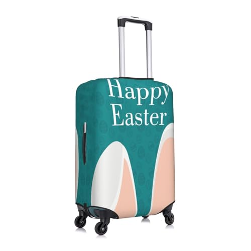 Easter Rabbit Ears Luggage Cover for Suitcase, Suitcase Cover Protector Fit 25-28 Inch Luggage Travel Accessories, L3