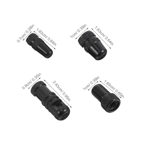 Cubiertas de válvula para bicicleta Mikinona, adaptador francés a americano miniatura 2