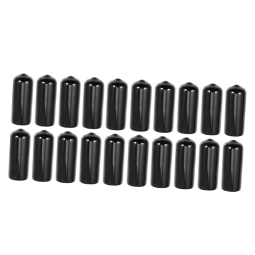 NULYLU 20pcs Non-Slip Pool Tip Covers Billiard Rubber Covers for Billiard Tips Kit