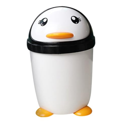 MOTHNUR Papelera de con Tapa Abatible para Escritorio y Coche Base Estable Antideslizante para Oficina Cocina y Habitación Infantil