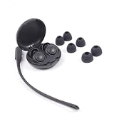 Noise Reduction Earplugs with Case and Lanyard, Reduction by 45dB, Improve Sleep Quality, Portable, Protect Hearing from Noises, Effective for Sensory Overload by ADHD and ASD (Black)