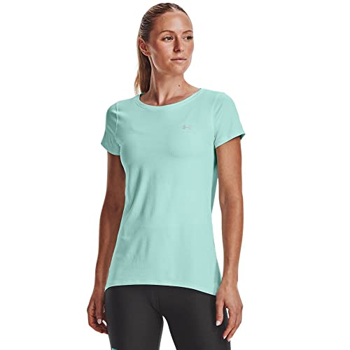T-shirt fille Under Armour Hybride 2.0 Grand Logo maillot de sport manches courtes