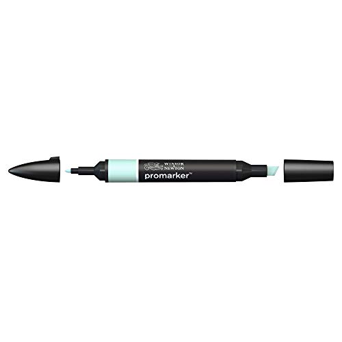 Image of Winsor & Newton Promarker, Alcohol Based Markers, Pastel Green (G829), Double Tipped Drawing Marker Set for Artists, Graphic Designers, Illustrators - Chisel & Fine Twin Tip, Streak Free Coverage