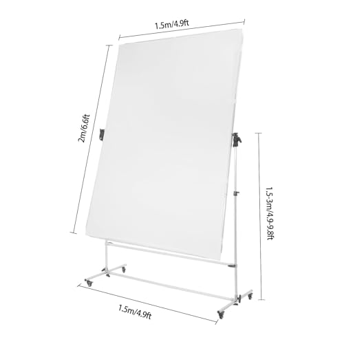 Kit diffuseur de lumière pour photographie, cadre rotatif à 360° avec roulettes, hauteur réglable en tissu diffusion, pour prise de vue photo et vidéo