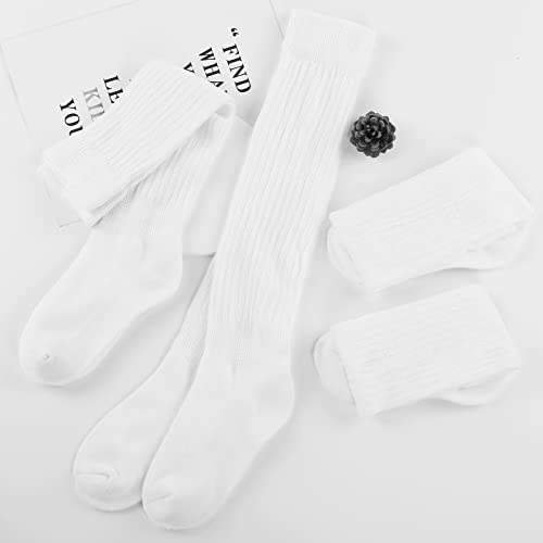 Witwot 3 Pairs Women's Knee High Slouch Socks, Size 6-11