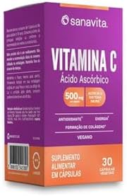 Vitamina C Sanavita 30 Cápsulas 500mg