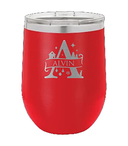 Christmas Personalized Name Tumbler, Laser Engraved Coffee Mug Gift Idea, Insulated Hot And Cold Drinks With Stainless Steel Cup, Unique Gift For Holiday Season #TOP1
