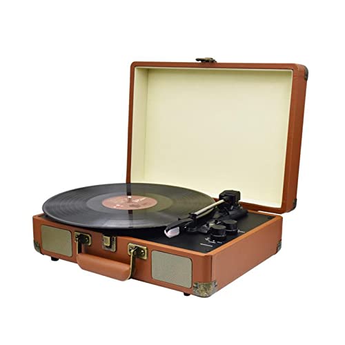 Tourne-Disque Vinyle Tourne-Disque Vinyle Phonographe électrique Gramophone Haut-Parleur Boîte en Cuir Machine Tourne-Disque Vinyle (Color : Vinyl+Bluetooth, Size : Y) - Les Beatles, Paul McCartney, John Lennon, RIngo Starr, George Harrison Tourne-Disque Vinyle Tourne-Disque Vinyle Phonographe électrique Gramophone Haut-Parleur Boîte en Cuir Machine Tourne-Disque Vinyle (Color : Vinyl+Bluetooth, Size : Y) – Image 6