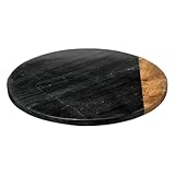 Coloris : Noir Paris Prix Secret de Gourmet - Plateau Tournant Design Geom 30cm Noir