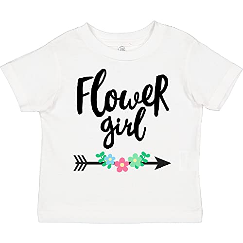 inktastic Flower Girl with Arrow and Flowers Toddler T-Shirt