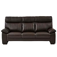 極美品　2人がけ　ソファ　本革　ダークブラウン Amazon.co.jp: 関家具(Sekikagu) 2人掛ソファ ダークブラウン 本