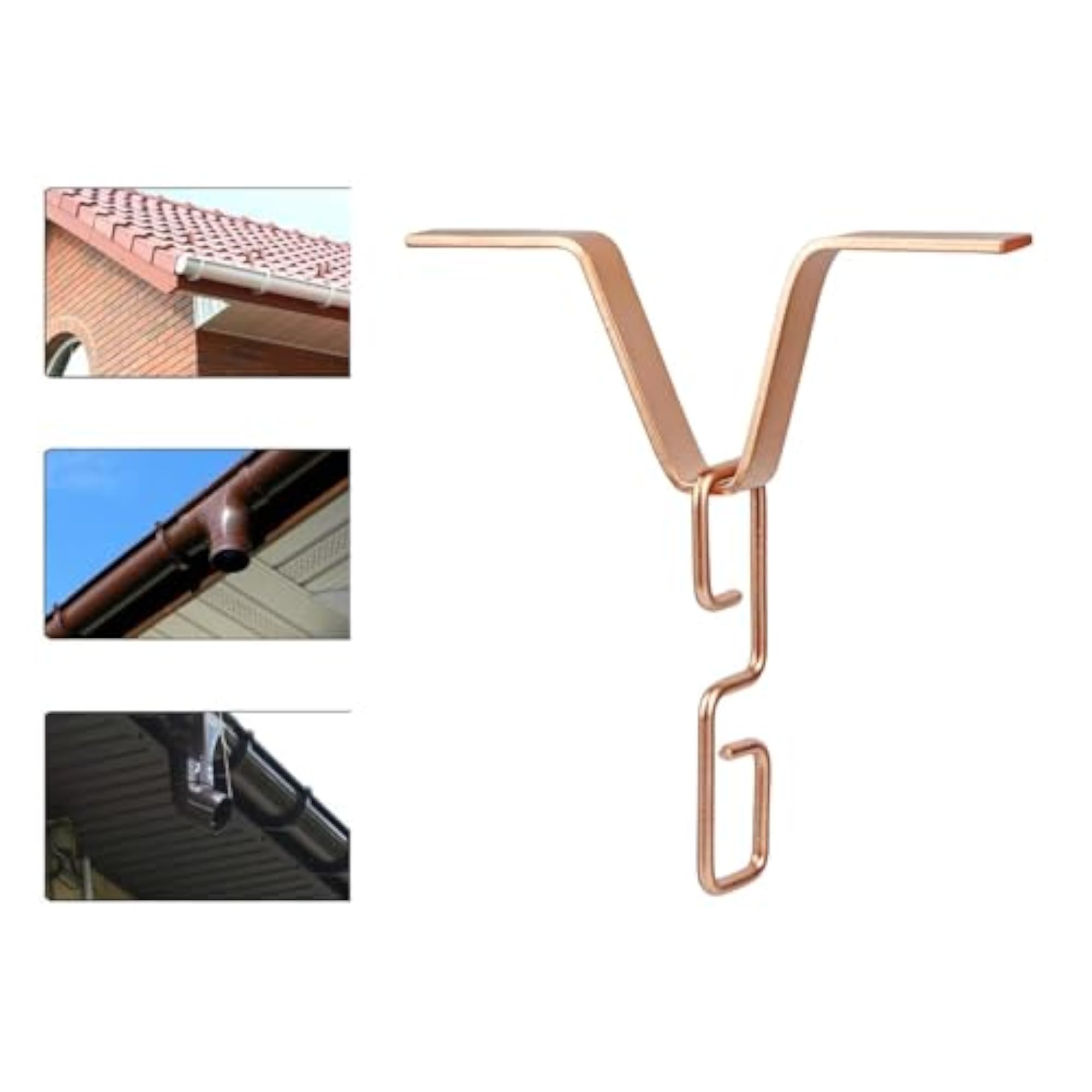Rustproof Iron Connector for Rain Chain Gutters
