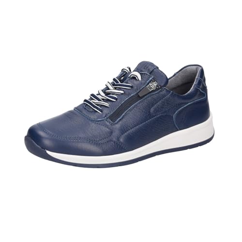 Waldläufer K-Kilian ancho K zapatos para pies delicados en cuero azul