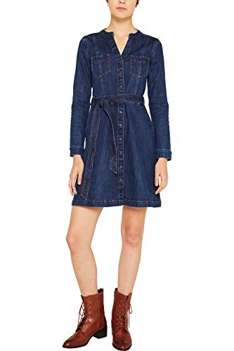 ESPRIT EDC by Robe pour Femme. - Bleu - Small