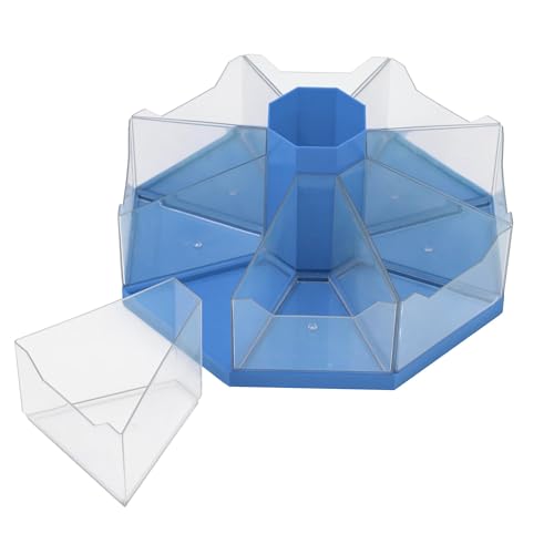 Image of Junior Learning: Classroom Caddie - Blue - 360 Spinning Class & Desk Organizer, Holds 8 Removable Compartment Trays, Store Art & Writing Supplies