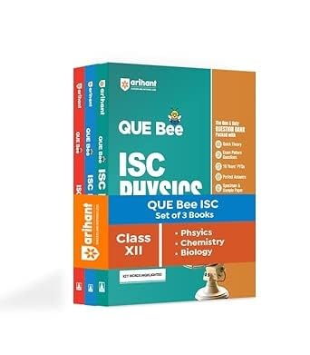 Image of (Old Edition) Arihant QUE Bee ISC Physics, Chemistry, Biology Class 12 Exam 2025-26 (Que Bee ISC Question Bank)
