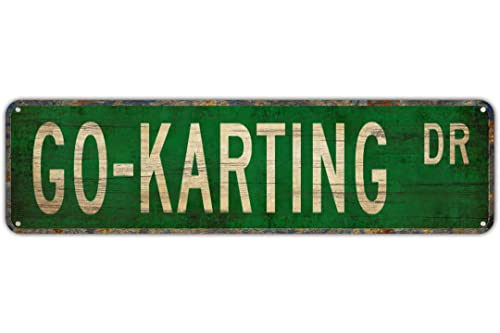 TTSFEI Letreros metálicos de aluminio retro para decoración de pared de 4 x 16 pulgadas