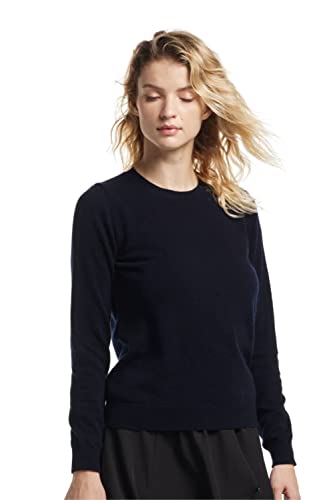 Image of EURKEA Women's Crewneck 100% Cashmere Sweater, Cozy Pullover Winter Top for Women, Gift Ready