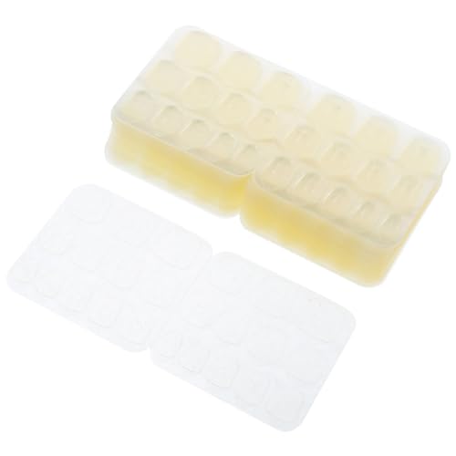 FOMIYES Nail Adhesive Tabs 50 Sheets Double Sided Press Nails Glue Strong Hold Perfect for Women Girls