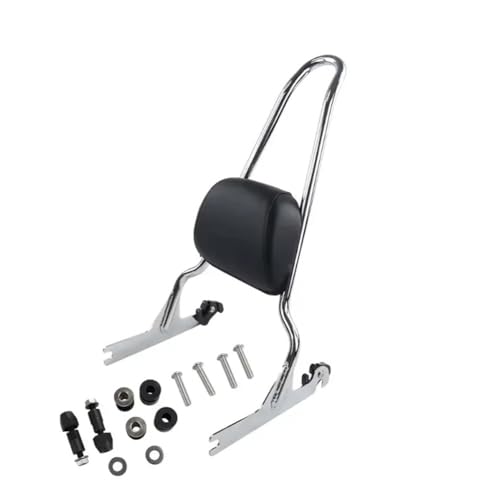 Dosserets amovibles pour moto Fat Boy FLSTF sissy bar dossier passager noir Softail 06-up