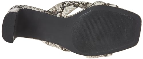 Image of Amazon Essentials Women's Crossover Block Heeled Mules Sandal with Padded Straps and Memory Foam Insole
