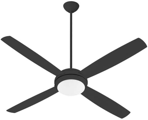 Quorum 20604-59 Expo 60" Ceiling Fan with Lights, Matte Black