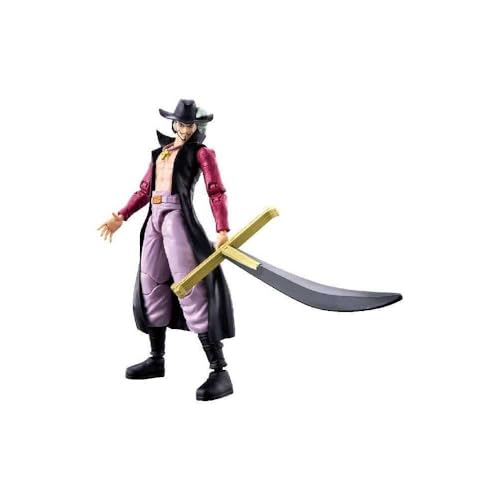 Figurine Anime Heroes articulée BANDAI One Piece Dracule Mihawk Œil de Faucon 17 cm - vue 4