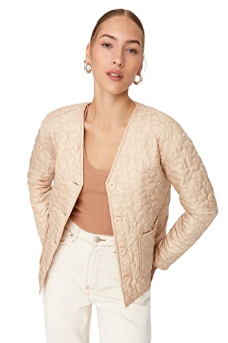 Manteau femme pour l'hiver Trendyol veste unie double boutonnage chic