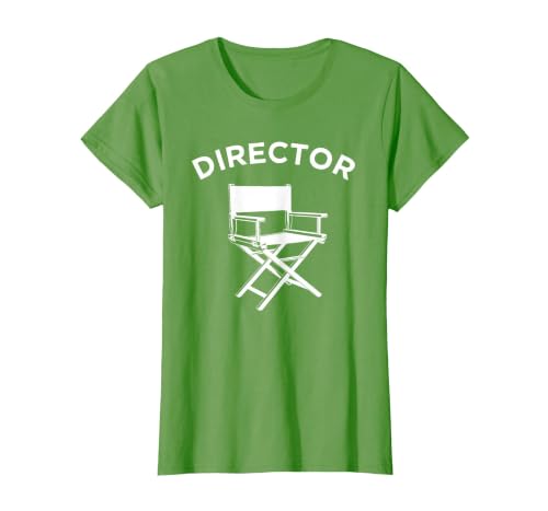 Movie Director Chair Filmmaker Film Directing T-Shirt, Women, Grass Green, 3X-Large