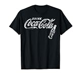 coca cola shirt h&m 15COKE413 Coca-Cola Vintage White Drink Logo Bottle Graphic T-Shirt