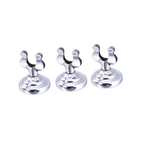 GETAJGHSD Lot De 3 Supports De Menu En Acier Inoxydable U-forme à Visser, Porte-numéro De Table Et Porte-carte, Support De Table Élégant Pour Restaurant, Bureau Et Événements