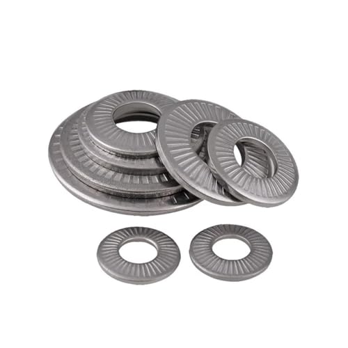 40pcs M5 x 10 Narrow Edge Belleville Washers,304 Stainless Stee Conical Disc Spring Cup Washers