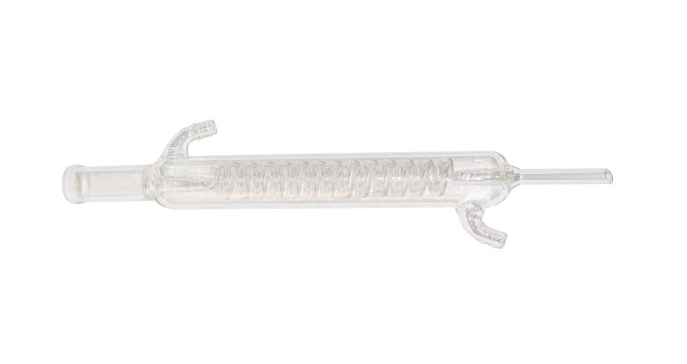 Kit de cristalería de laboratorio de destilación de vidrio, destilador de aceite esencial, purificador de agua para hacer tu propio aceite esencial, Moonshine 150 ml (condensador de serpiente)