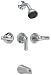 American Standard 3375.502.002 Colony Soft 3-Handle Bath and Shower Faucet with Metal Lever Handles, Polished Chrome