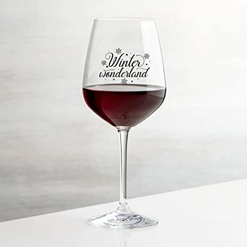 Verres à vin rouge d'exception Winter Wonderland élégants - 4
