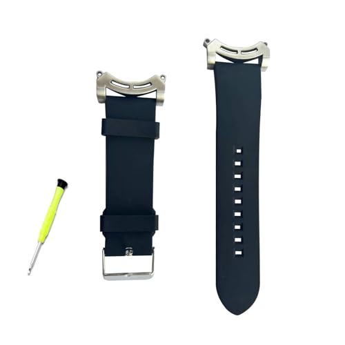 Generic Brushed Stainless steel Watch Lug Band Strap Adapters and 24mm Band Compatible with Citizen Promaster Dive Eco-Drive Watch Ecozilla BJ8050-08e, Large