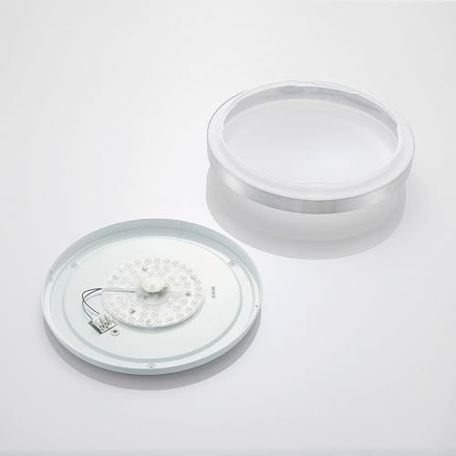 Plafoniera LED 'Emelie' (Moderno) colore Grigio