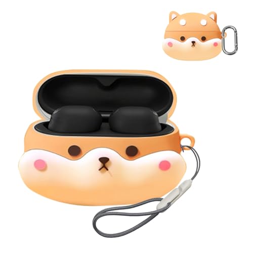 �\�j�[(SONY) WF-1000XM6 �p �P�[�X �V���R�� �J�[�g�D�[�����f�U�C�� ���킢�� �h�b�O �L�����N�^�[ ���� �ϏՌ� �����h�~ �L�Y�h�~ �h�o �\�t�g�J�o�[ �C���z���ی�J�o�[ �A�N�Z�T���[ �y�� �X�g���b�v�Ή�