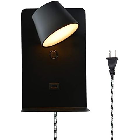 BRILUCE Adjustable USB Bedside Wall Lamp Cover
